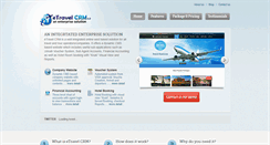 Desktop Screenshot of etravelcrm.com